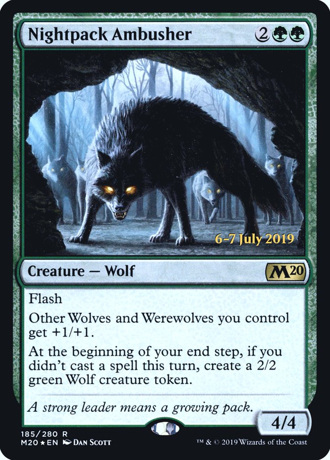 Nightpack Ambusher [Core Set 2020 Prerelease Promos] | Rock City Comics