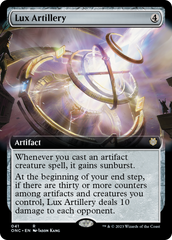 Lux Artillery (Extended Art) [Phyrexia: All Will Be One Commander] | Rock City Comics