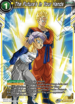The Future's in Your Hands (Common) (BT13-118) [Supreme Rivalry] | Rock City Comics