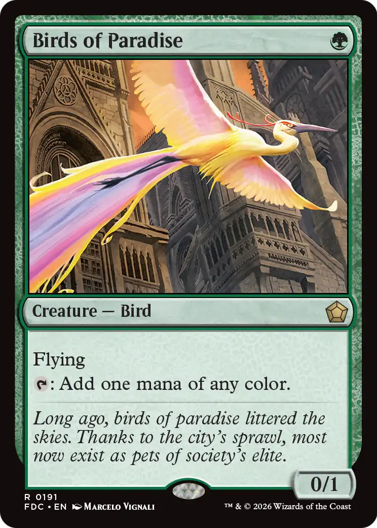 Birds of Paradise [Foundations Commander] | Rock City Comics