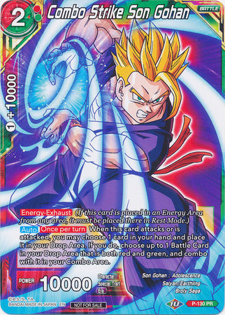 Combo Strike Son Gohan (Shop Tournament: Assault of Saiyans) (P-130) [Promotion Cards] | Rock City Comics
