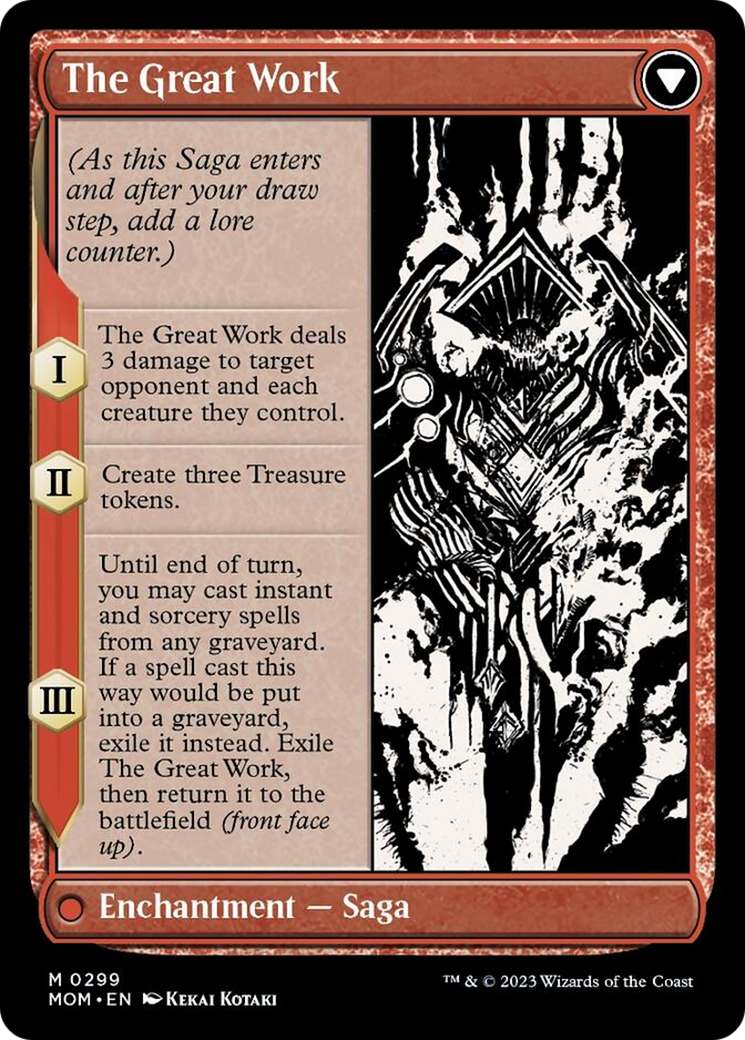 Urabrask // The Great Work (Showcase Planar Booster Fun) [March of the Machine] | Rock City Comics