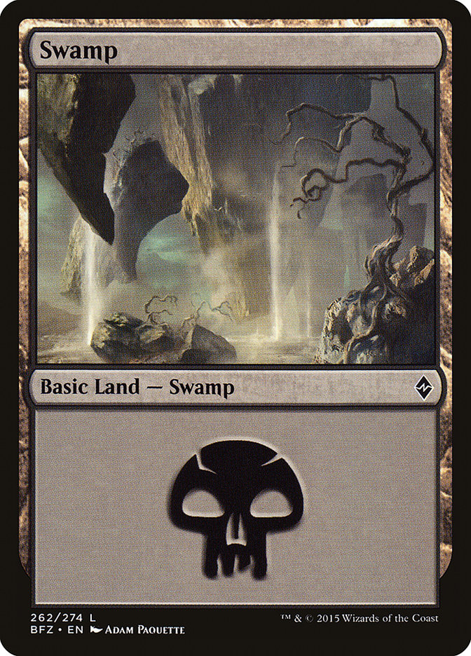 Swamp (262) [Battle for Zendikar] | Rock City Comics