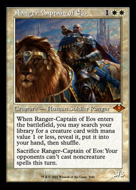 Ranger-Captain of Eos (Retro Foil Etched) [Modern Horizons] | Rock City Comics