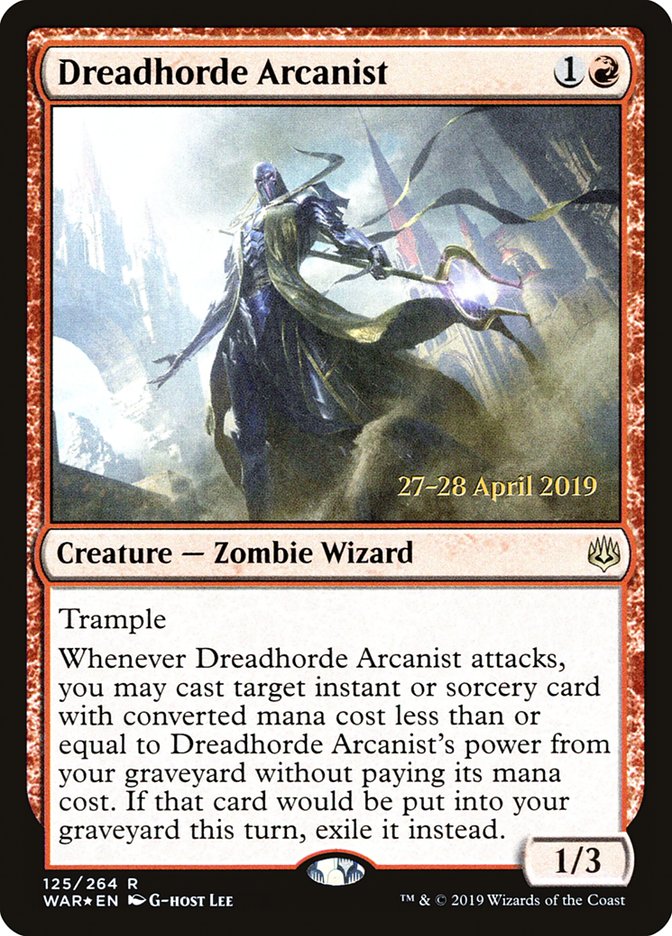 Dreadhorde Arcanist [War of the Spark Prerelease Promos] | Rock City Comics