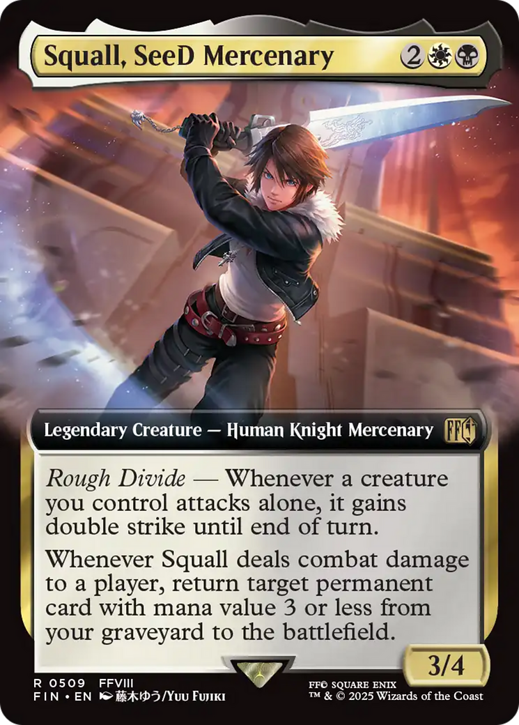 Squall, SeeD Mercenary (Extended Art) [FINAL FANTASY] | Rock City Comics