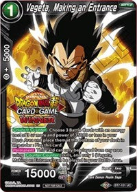 Vegeta, Making an Entrance (Top 16 Winner) (BT7-101) [Tournament Promotion Cards] | Rock City Comics