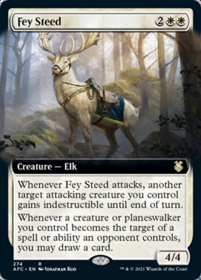 Fey Steed (Extended Art) [Dungeons & Dragons: Adventures in the Forgotten Realms Commander] | Rock City Comics