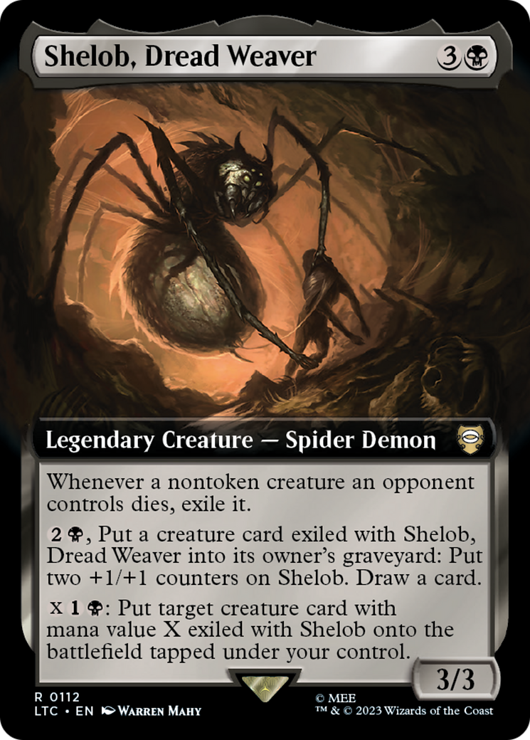 Shelob, Dread Weaver (Extended Art) [The Lord of the Rings: Tales of Middle-Earth Commander] | Rock City Comics