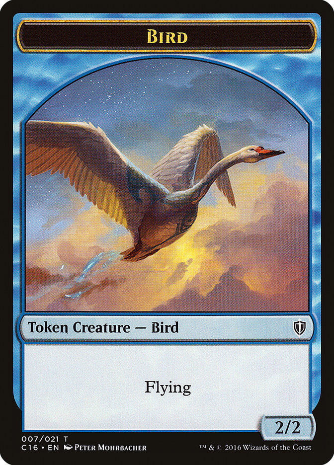 Ogre // Bird (007) Double-Sided Token [Commander 2016 Tokens] | Rock City Comics