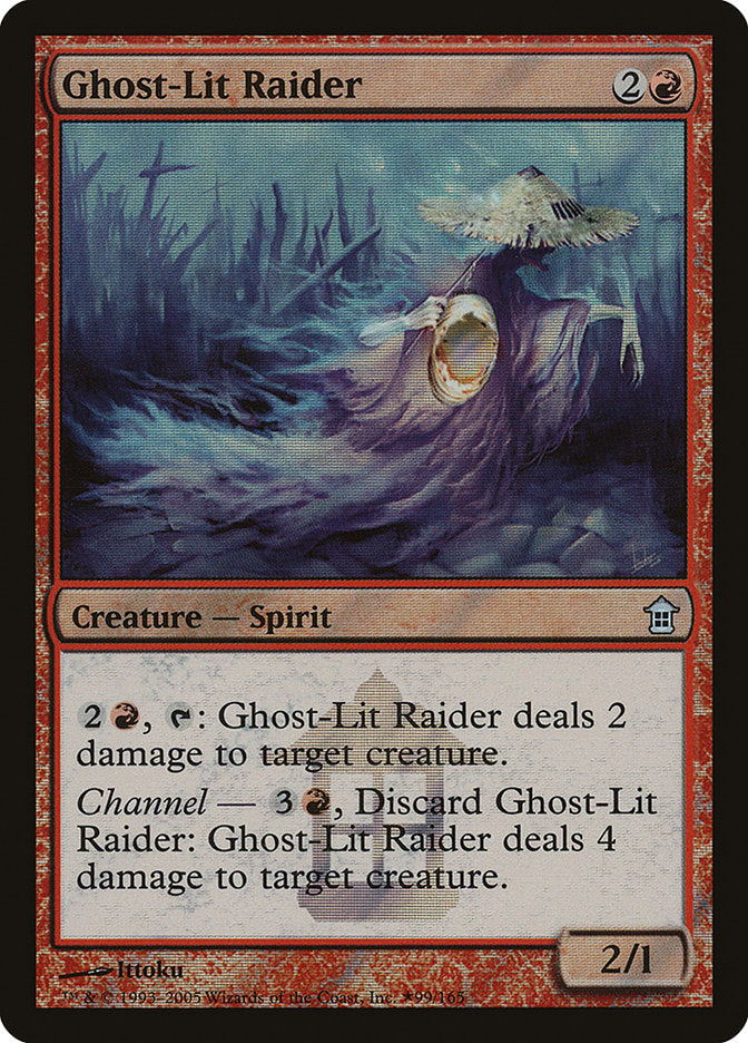Ghost-Lit Raider [Saviors of Kamigawa Promos] | Rock City Comics