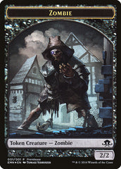 Zombie // Zombie Double-Sided Token [Eldritch Moon Prerelease Promos] | Rock City Comics
