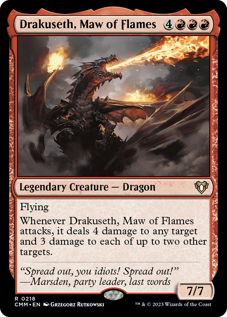 Drakuseth, Maw of Flames [Commander Masters] | Rock City Comics