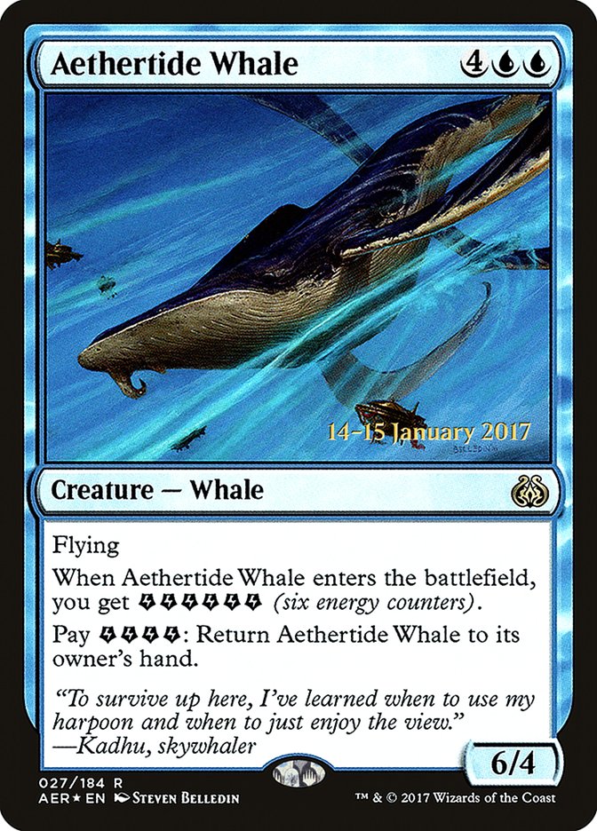 Aethertide Whale [Aether Revolt Prerelease Promos] | Rock City Comics