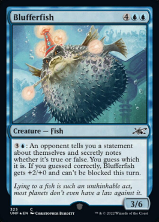 Blufferfish (Galaxy Foil) [Unfinity] | Rock City Comics