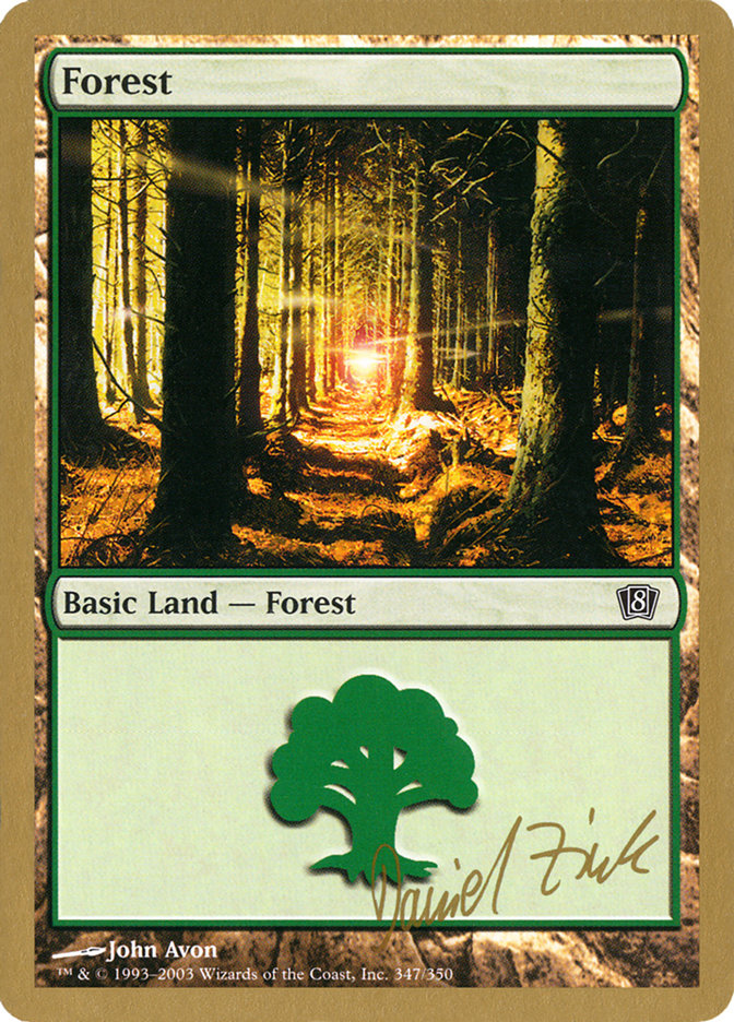 Forest (dz347) (Daniel Zink) [World Championship Decks 2003] | Rock City Comics