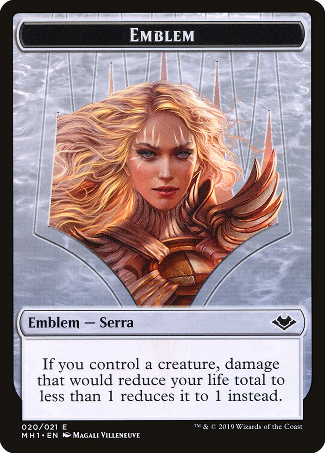 Serra the Benevolent Emblem [Modern Horizons Tokens] | Rock City Comics