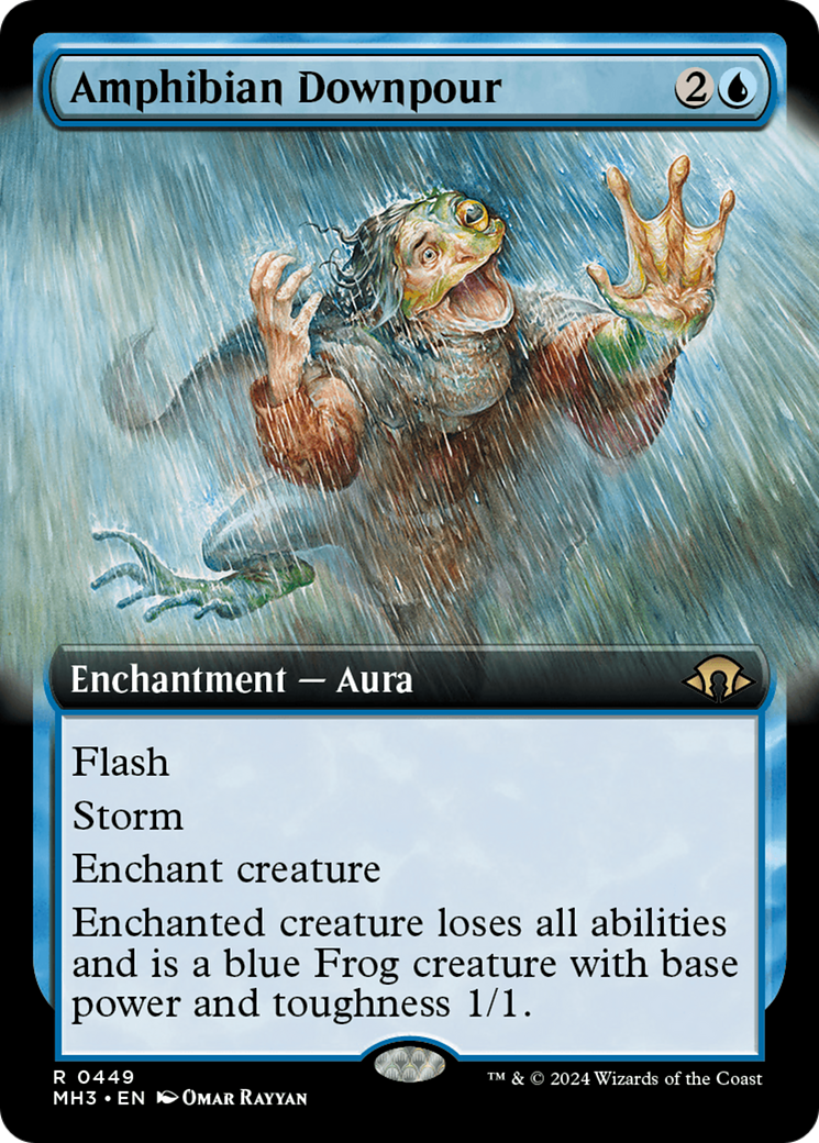 Amphibian Downpour (Extended Art) [Modern Horizons 3] | Rock City Comics