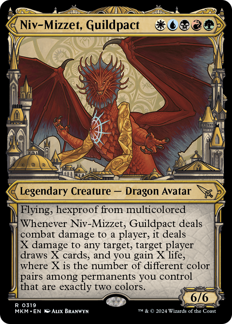 Niv-Mizzet, Guildpact (Showcase) (319) [Murders at Karlov Manor] | Rock City Comics