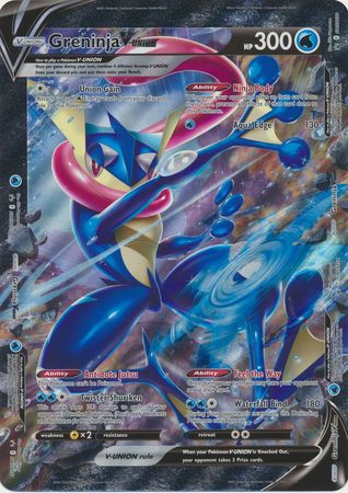 Greninja V-Union (Jumbo Card) [Sword & Shield: Black Star Promos] | Rock City Comics
