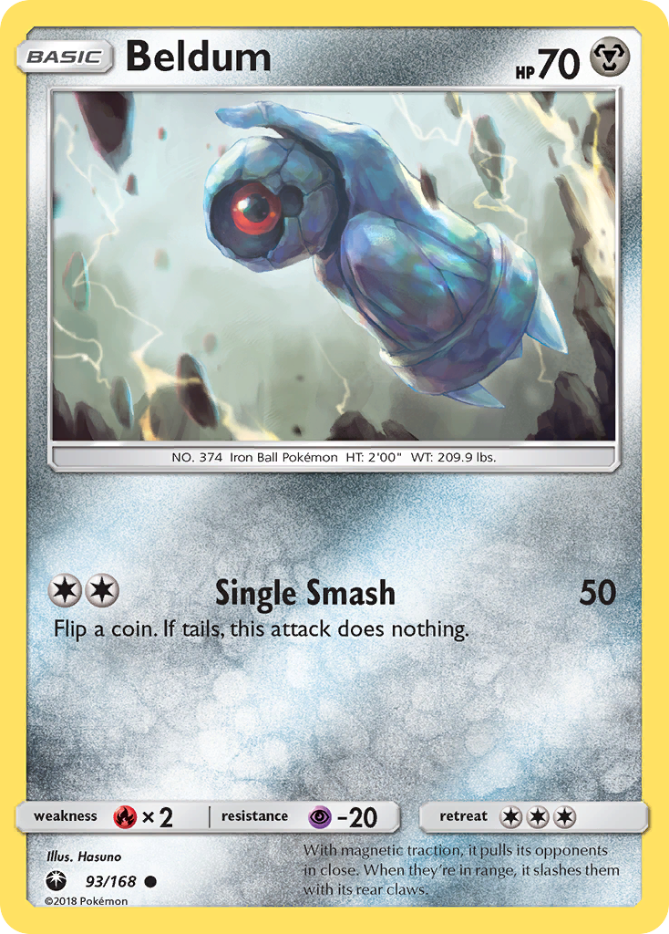 Beldum (93/168) [Sun & Moon: Celestial Storm] | Rock City Comics