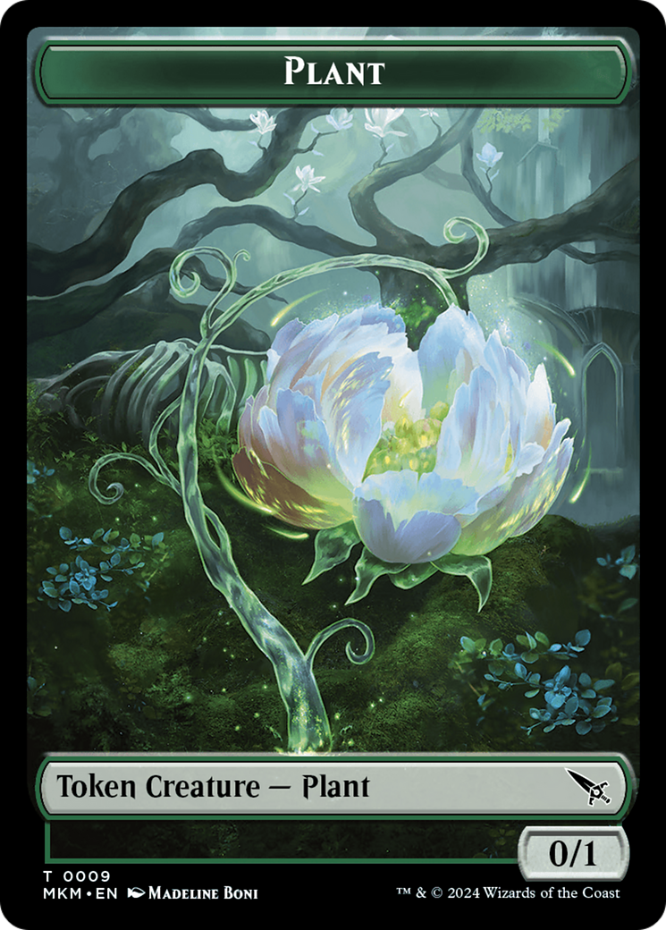 Plant Token [Murders at Karlov Manor Tokens] | Rock City Comics