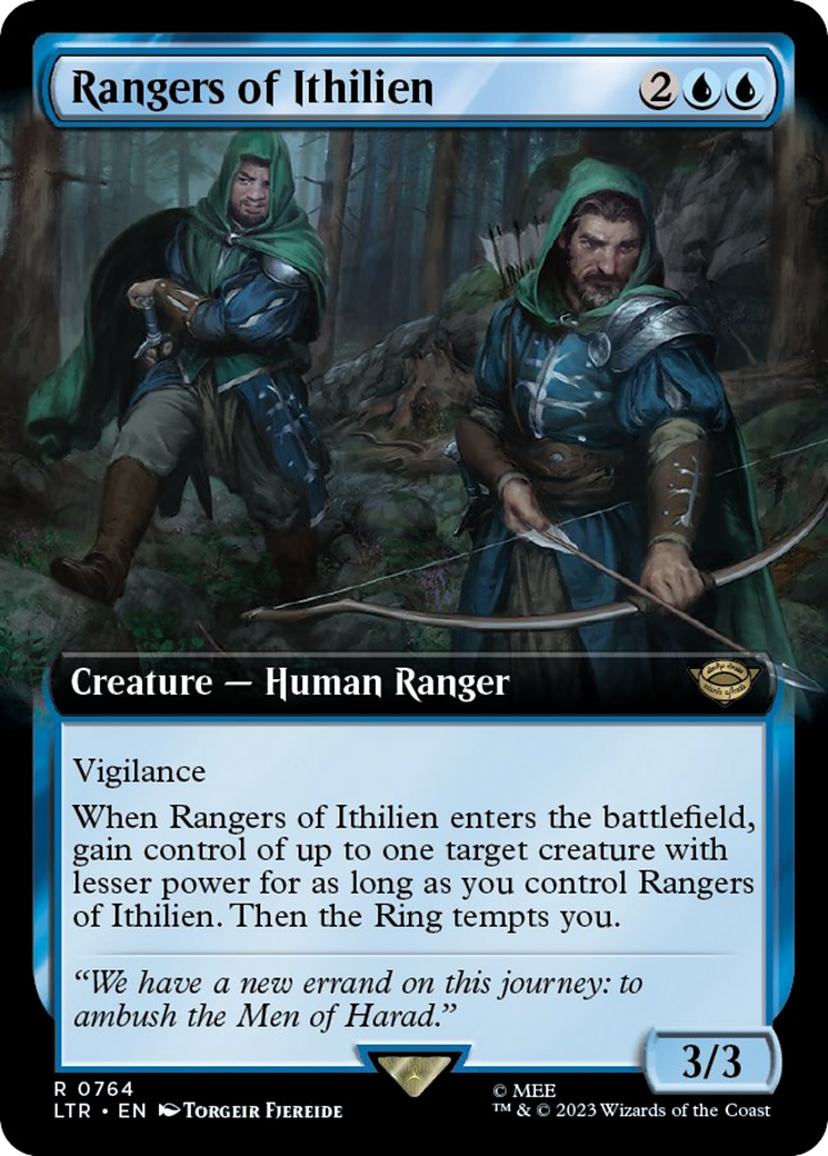 Rangers of Ithilien (Extended Art) (Surge Foil) [The Lord of the Rings: Tales of Middle-Earth] | Rock City Comics