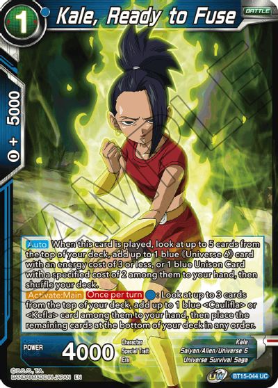Kale, Ready to Fuse (BT15-044) [Saiyan Showdown] | Rock City Comics