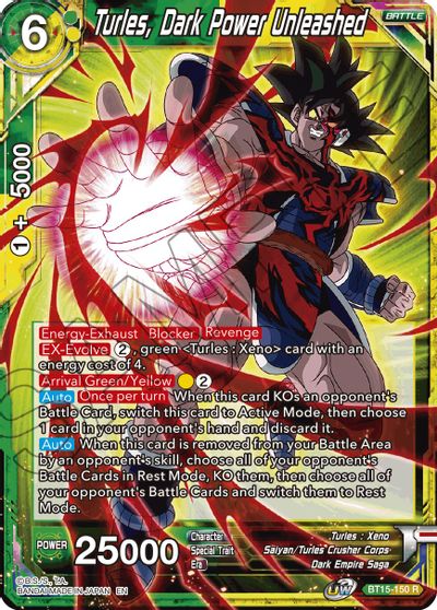 Turles, Dark Power Unleashed (BT15-150) [Saiyan Showdown] | Rock City Comics