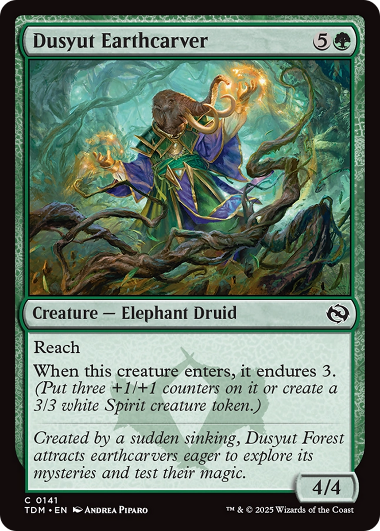 Dusyut Earthcarver [Tarkir: Dragonstorm] | Rock City Comics