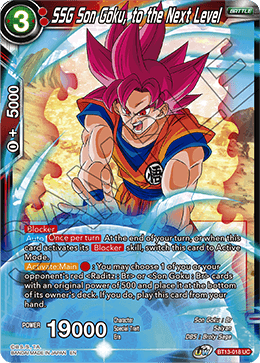 SSG Son Goku, to the Next Level (Uncommon) (BT13-018) [Supreme Rivalry] | Rock City Comics