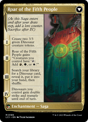 Huatli, Poet of Unity // Roar of the Fifth People [The Lost Caverns of Ixalan Prerelease Cards] | Rock City Comics