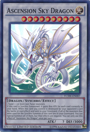 Ascension Sky Dragon [YCSW-EN007] Super Rare | Rock City Comics