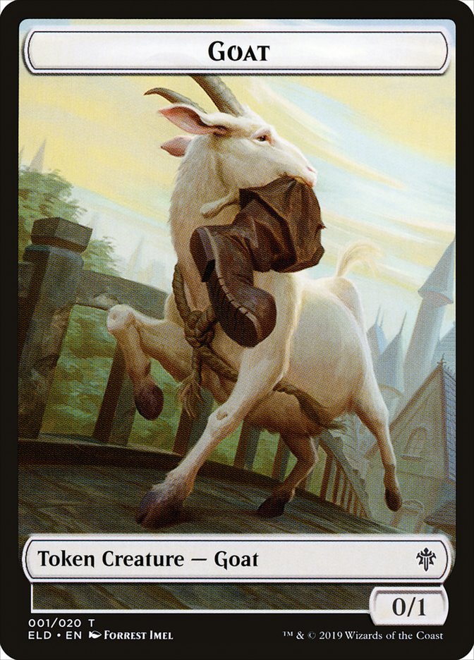 Goat Token [Throne of Eldraine Tokens] | Rock City Comics