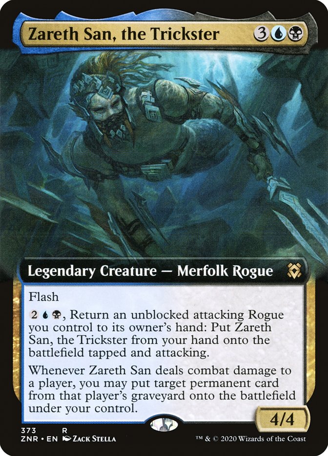 Zareth San, the Trickster (Extended Art) [Zendikar Rising] | Rock City Comics