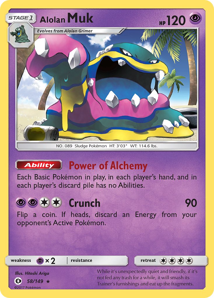 Alolan Muk (58/149) (Cosmos Holo) (Blister Exclusive) [Sun & Moon: Base Set] | Rock City Comics