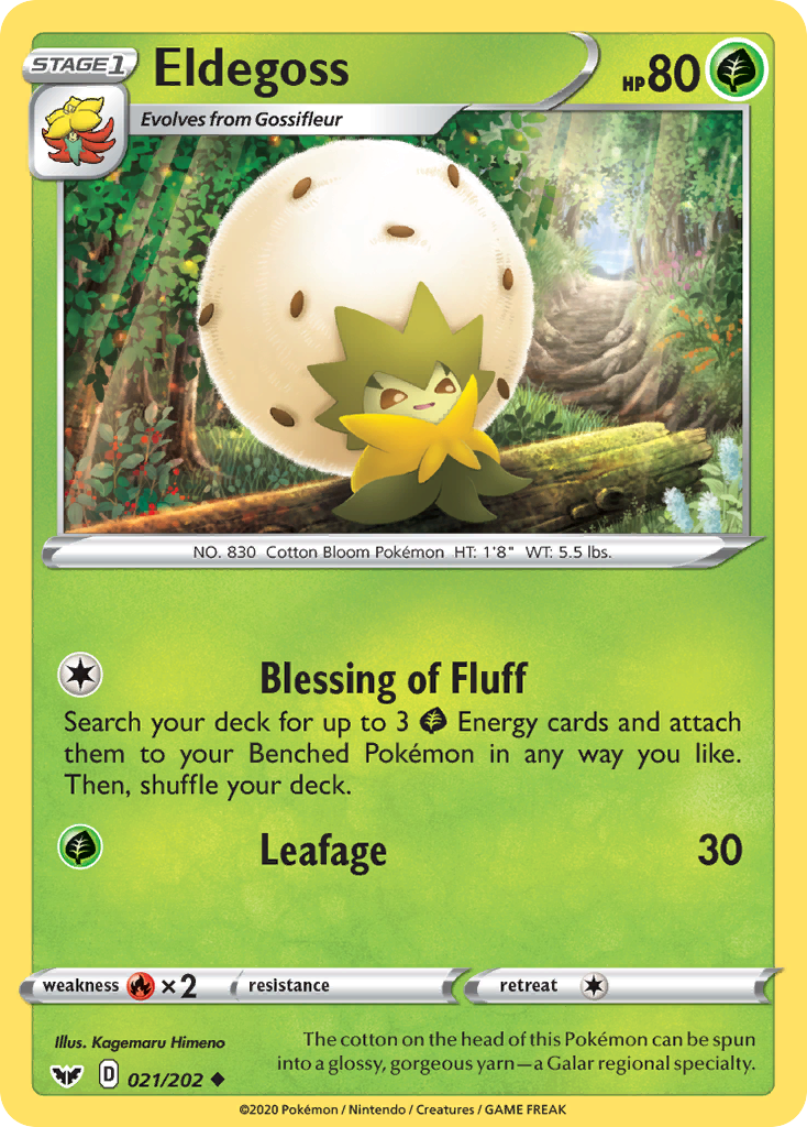 Eldegoss (021/202) [Sword & Shield: Base Set] | Rock City Comics