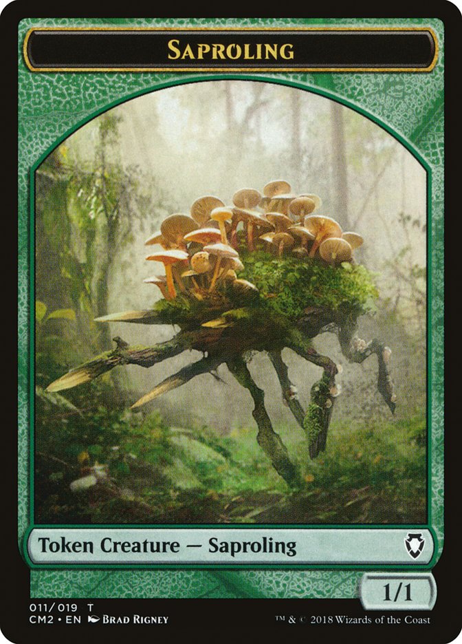 Saproling Token [Commander Anthology Volume II Tokens] | Rock City Comics