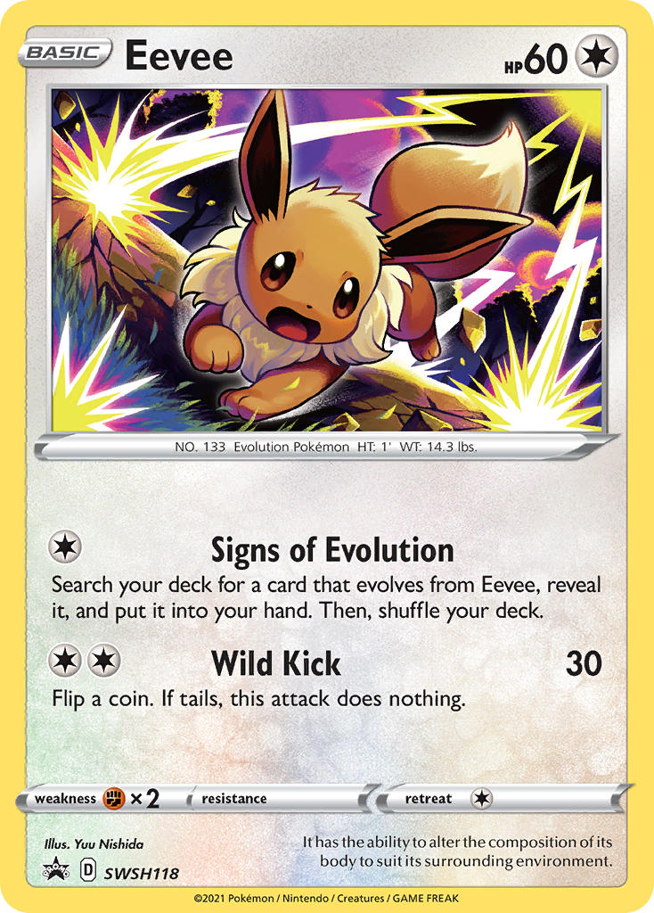 Eevee (SWSH118) [Sword & Shield: Black Star Promos] | Rock City Comics