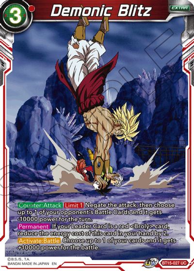 Demonic Blitz (BT15-027) [Saiyan Showdown] | Rock City Comics