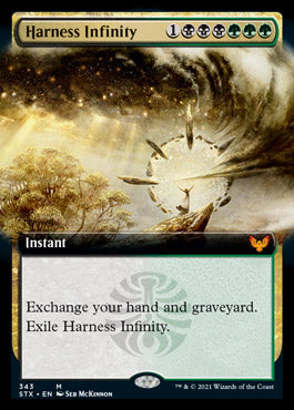 Harness Infinity (Extended Art) [Strixhaven: School of Mages] | Rock City Comics