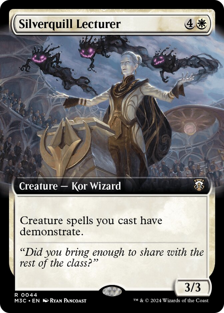 Silverquill Lecturer (Extended Art) [Modern Horizons 3 Commander] | Rock City Comics