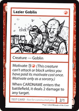 Lazier Goblin (2021 Edition) [Mystery Booster Playtest Cards] | Rock City Comics