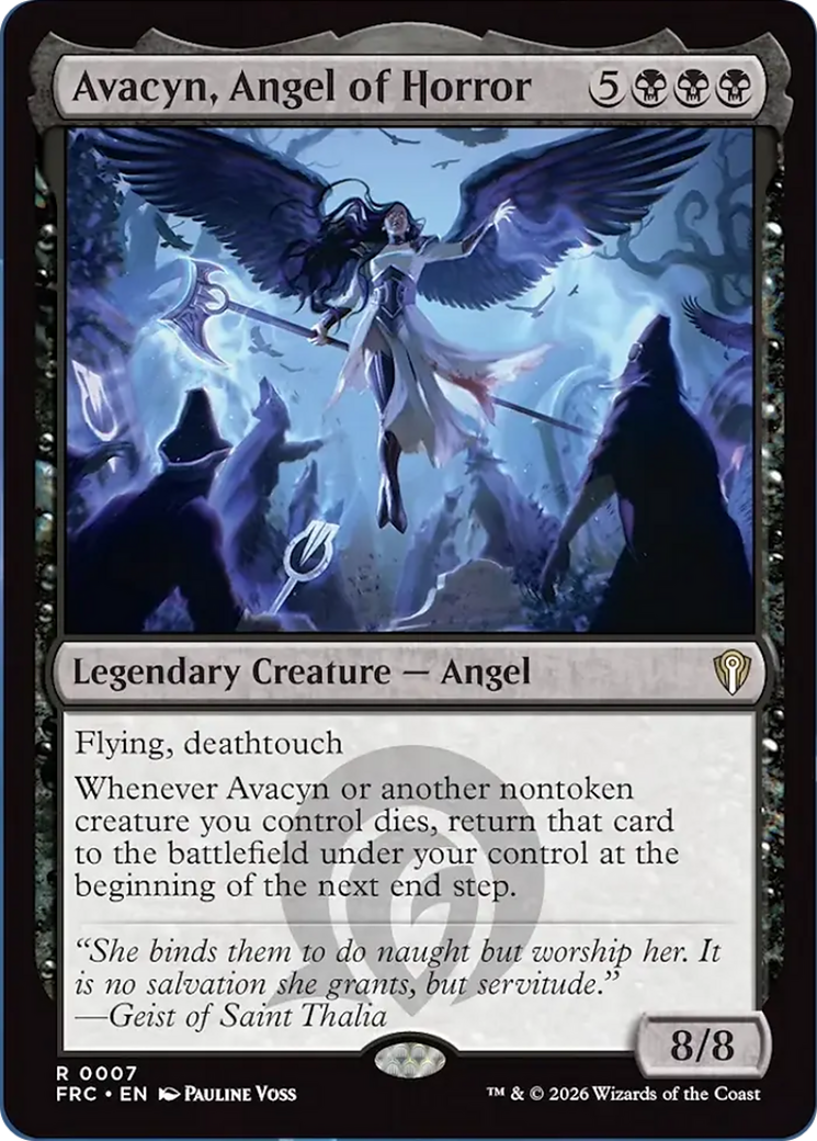 Avacyn, Angel of Horror [Reality Fracture Commander] | Rock City Comics