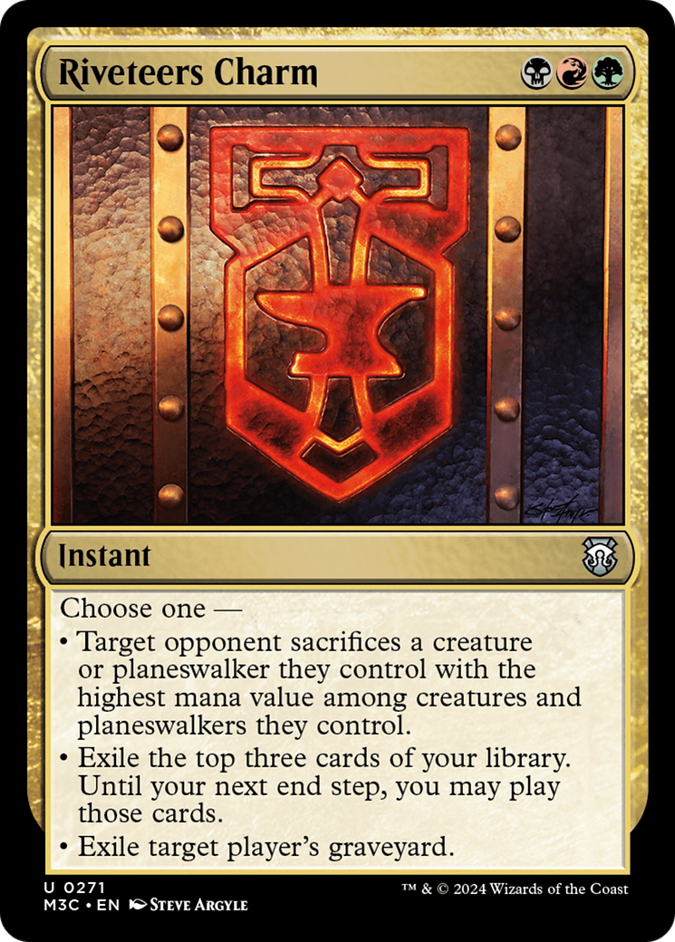 Riveteers Charm (Ripple Foil) [Modern Horizons 3 Commander] | Rock City Comics