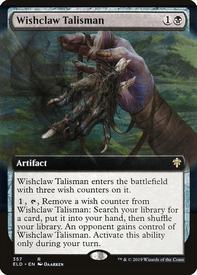 Wishclaw Talisman (Extended Art) [Throne of Eldraine] | Rock City Comics