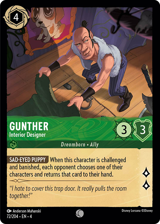 Gunther - Interior Designer (72/204) [Ursula's Return] | Rock City Comics
