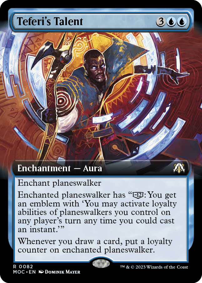 Teferi's Talent (Extended Art) [March of the Machine Commander] | Rock City Comics