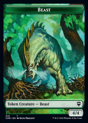 Beast (19) // Elephant Double-Sided Token [Commander Legends Tokens] | Rock City Comics