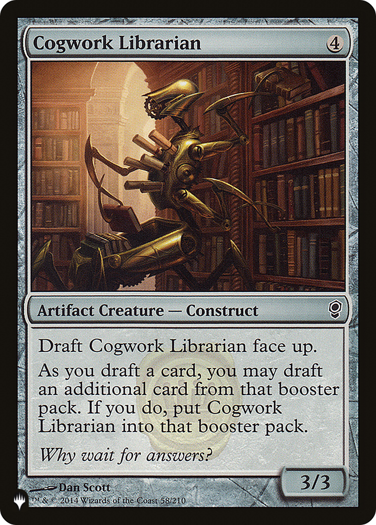 Cogwork Librarian [The List Reprints] | Rock City Comics